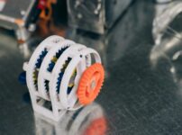 ３Dプリンターで印刷したギア
